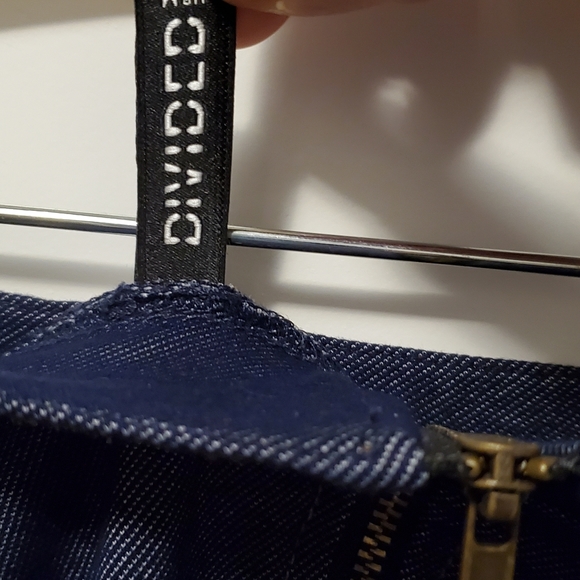 COPY - 10/$30  💙  like new stretchy denim skater mini skirt - Picture 5 of 8